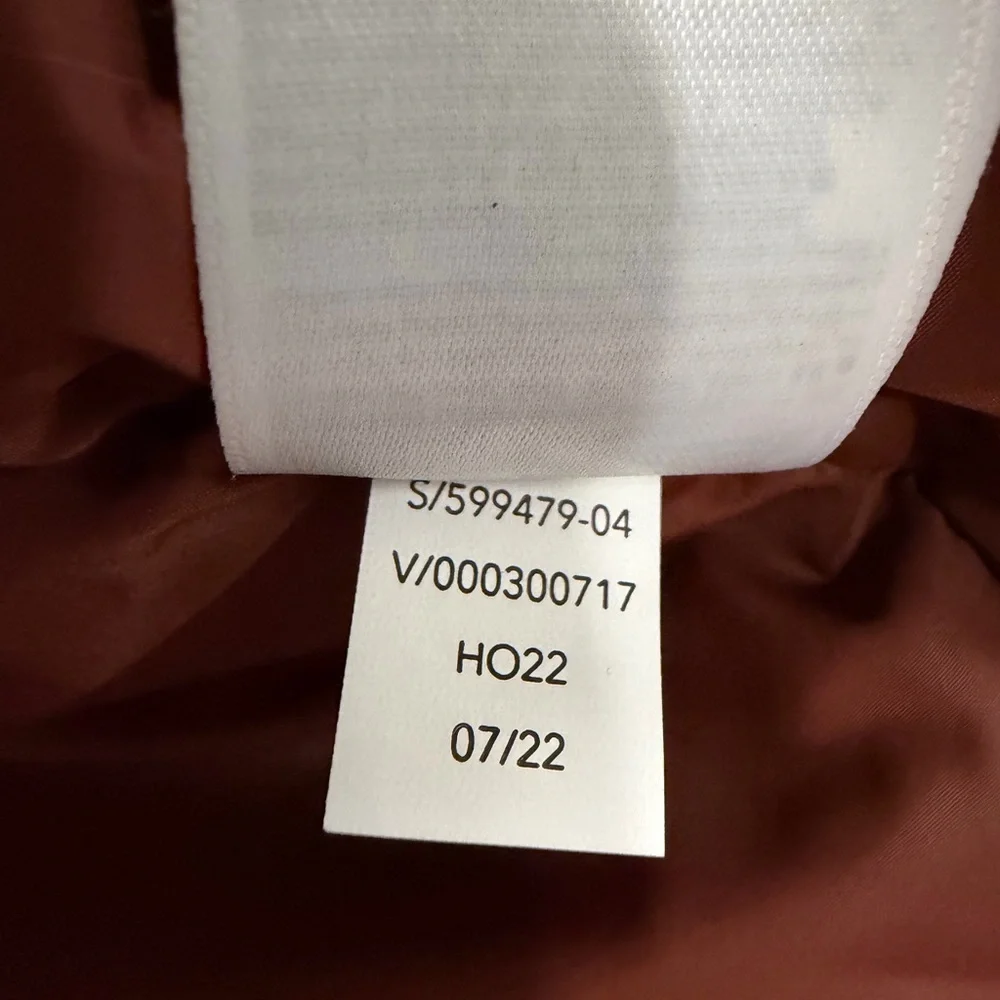 ATHLETA Downtown Puffer Jacket Ancient Mahogany Size XS - Picture 10 of 12